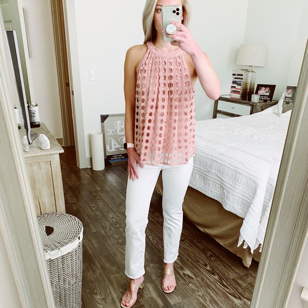 Romeo & Juliet Couture Dusty Rose Top